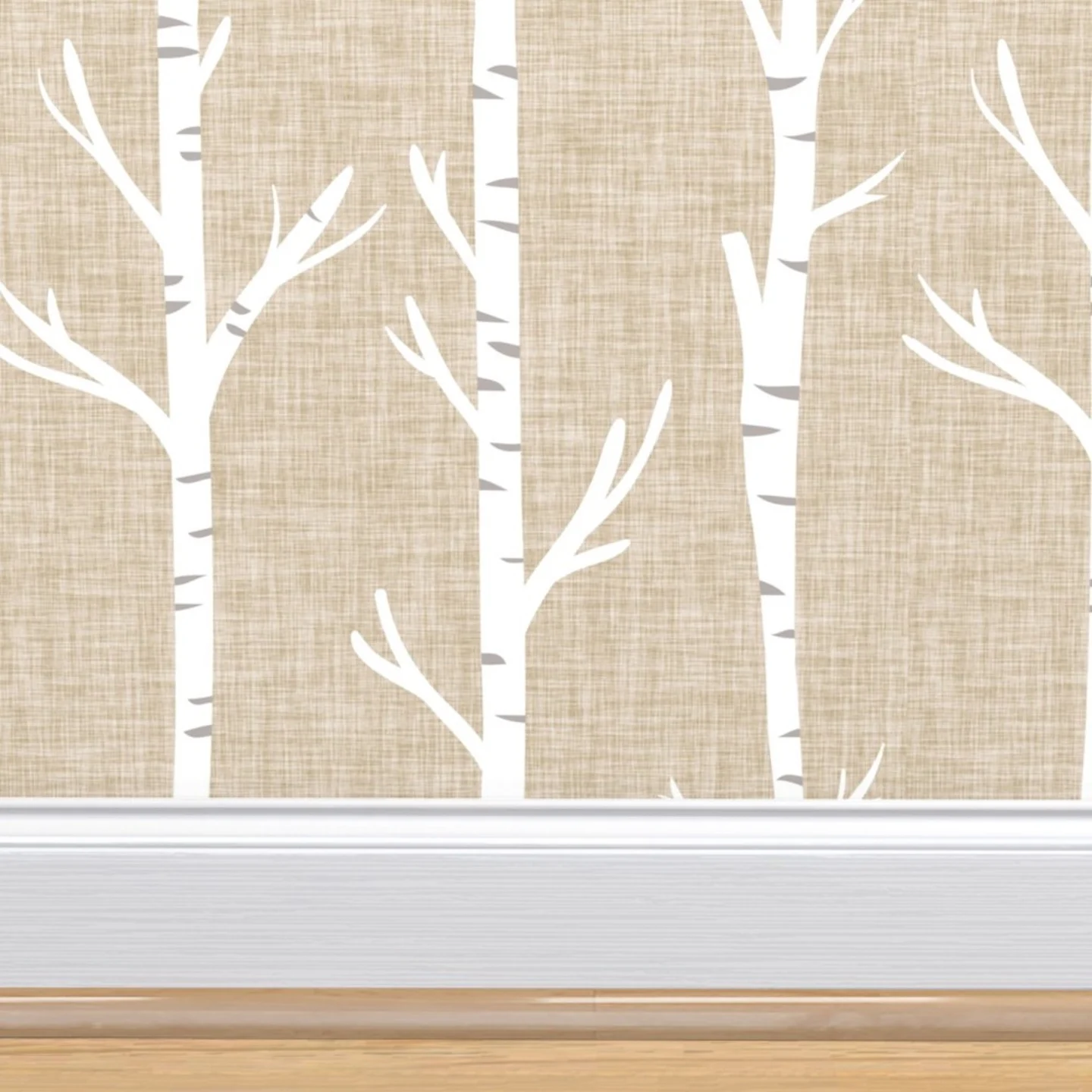 Birch trees wallpaper